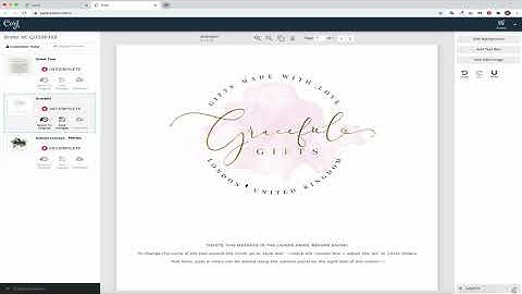 Changing image / background colour in Corjl - Papier et Rosé