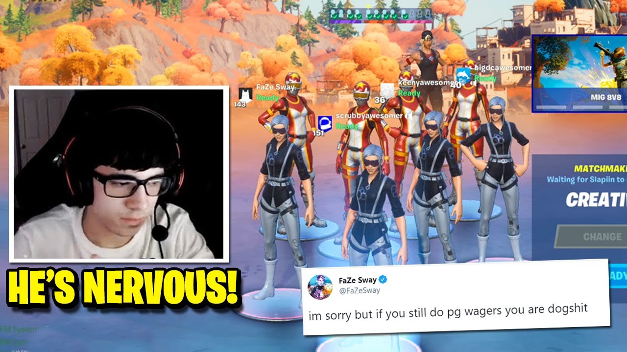 FaZe Sway vs Chronic Parm | 4v4 Zone Wars Wagers! (Sway POV)