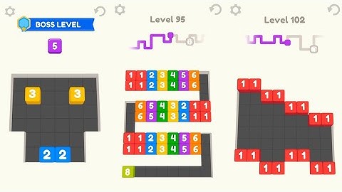 Cubes Control Gameplay Walkthrough All Levels (91 - 105)