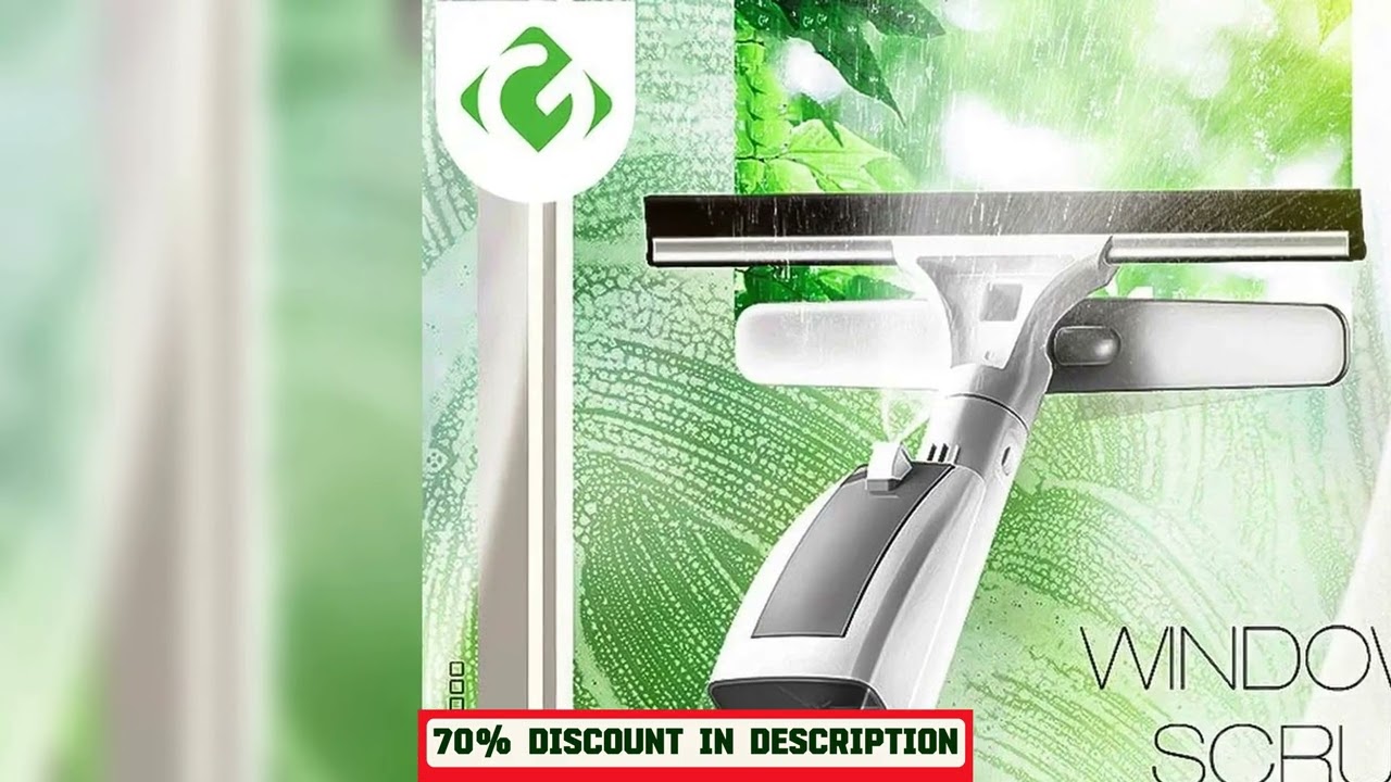 Latest Products You Must Know! GUANYAO Glass Cleaning Brush with Water Spray Window Cleaner High q