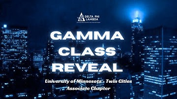 Spring 2025 Gamma Class Reveal | The Terrific Three