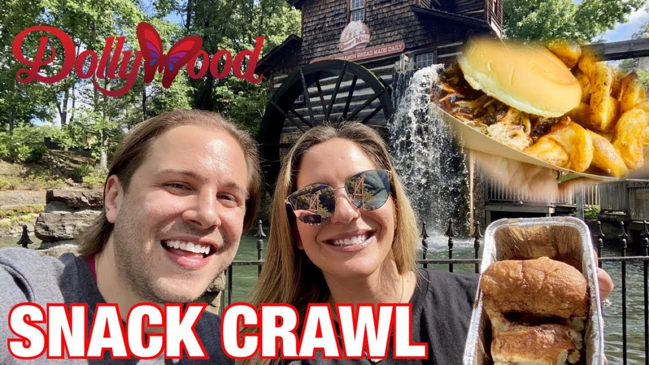 Dollywood Food Crawl: Cinnamon Bread, Corn Dog, 25lb Apple Pie & More!