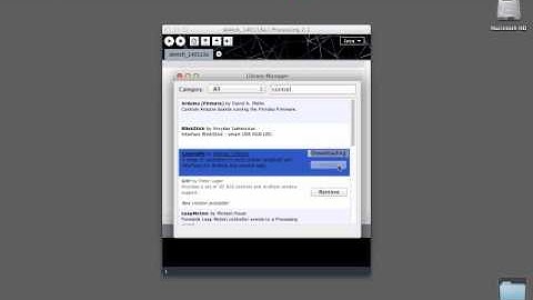 Install Processing Library