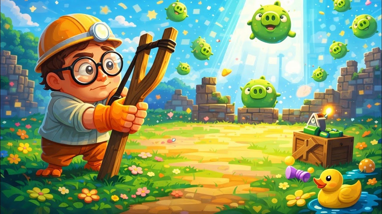 Watch until the end... 😱 Angry Birds 2 #usa