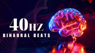 40Hz Binaural Beats, Brain Boost, Unlock Your Potential,Cognitive Recharger,Focus Intensifier