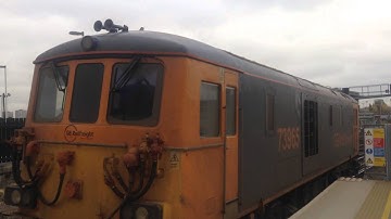 GBRf Class 73962 TnT 73965 NR RHTT Arrives At Clapham Junction