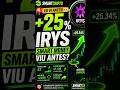 🚨A IRYS explodiu 25% depois desse #crypto #bitcoin #IRYS #smartmoney #fyp  #trading #shorts