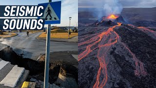 Iceland’s seismic waves sound awfully eerie. You can listen.
