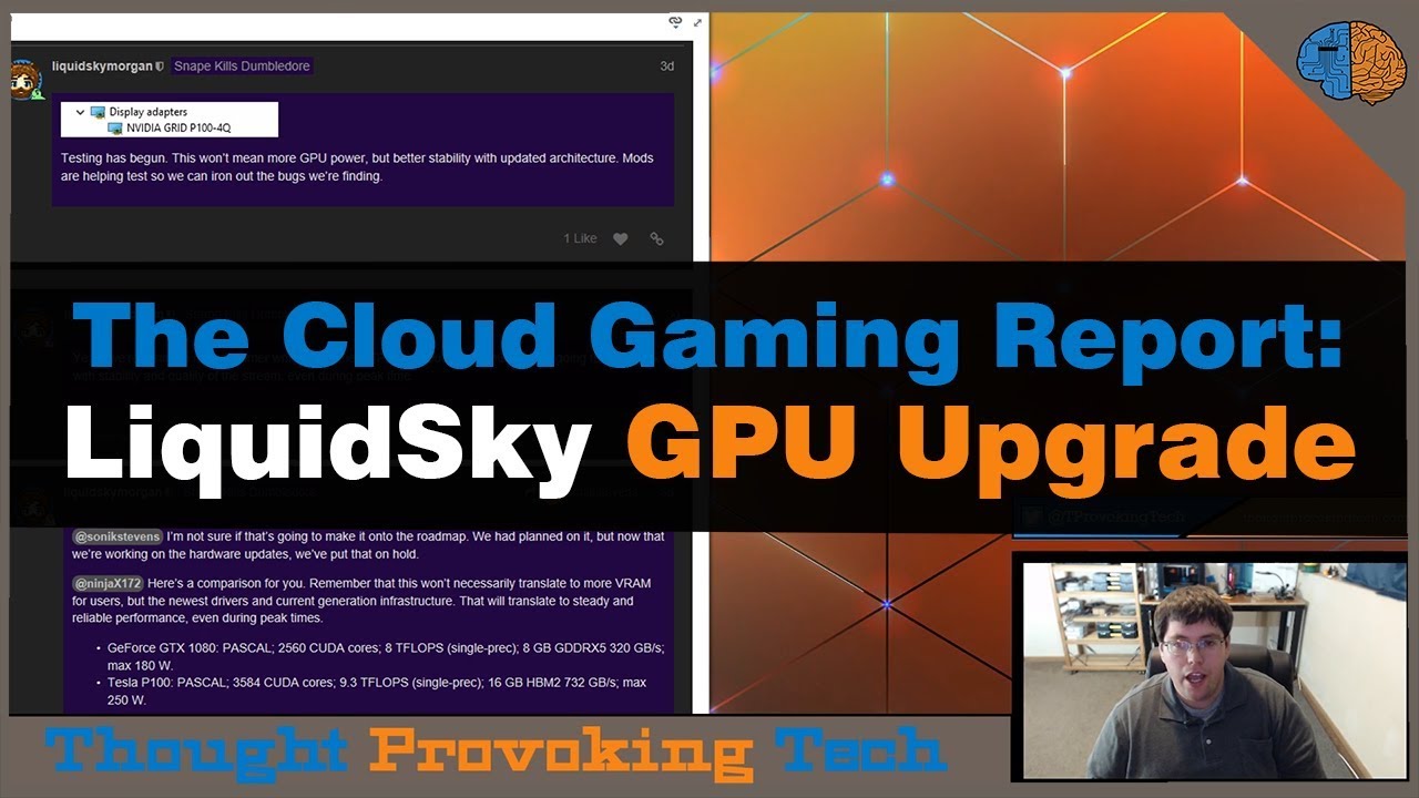 The Cloud Gaming Report #004 - LiquidSky GPU Update