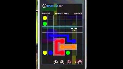 Flow Free: Bridges Starter Pack 7x7 Levels 21 to 25 Perfect