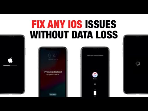 Fix All iPhone Stuck without Data Loss | Recovery Mode/Apple Logo/Black