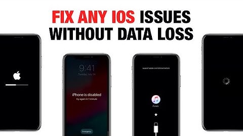Fix All iPhone Stuck without Data Loss | Recovery Mode/Apple Logo/Black Screen