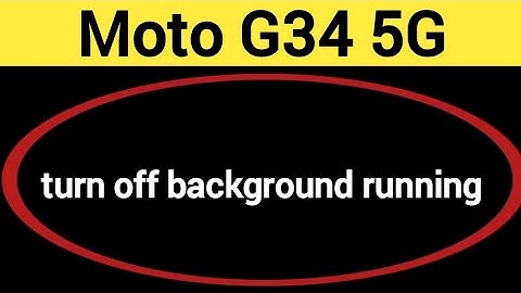 How to turn off background running app Moto G34 5G, auto launch app Kaise off Karen