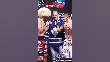 Thumbnail of KHABIB RESPECT ❤️ THERE OPPONENT 👏 #ufc #mma #friendly #khabib_nurmagomedov #respect #viral #shorts