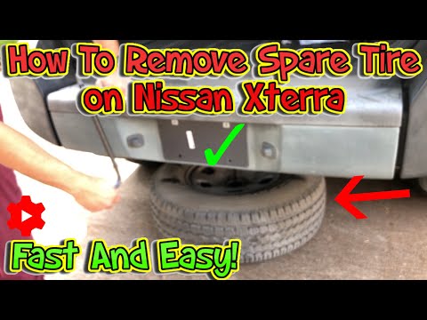 How to remove spare tire on Nissan Xterra
