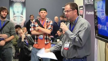 FFG Worlds 2013 - Netrunner LCG - Plugged-In Identity Announcement with Steve Horvath