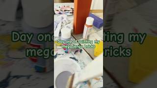 What am I doing brooo #paint #craft #diy #jenga #art #fyp #real
