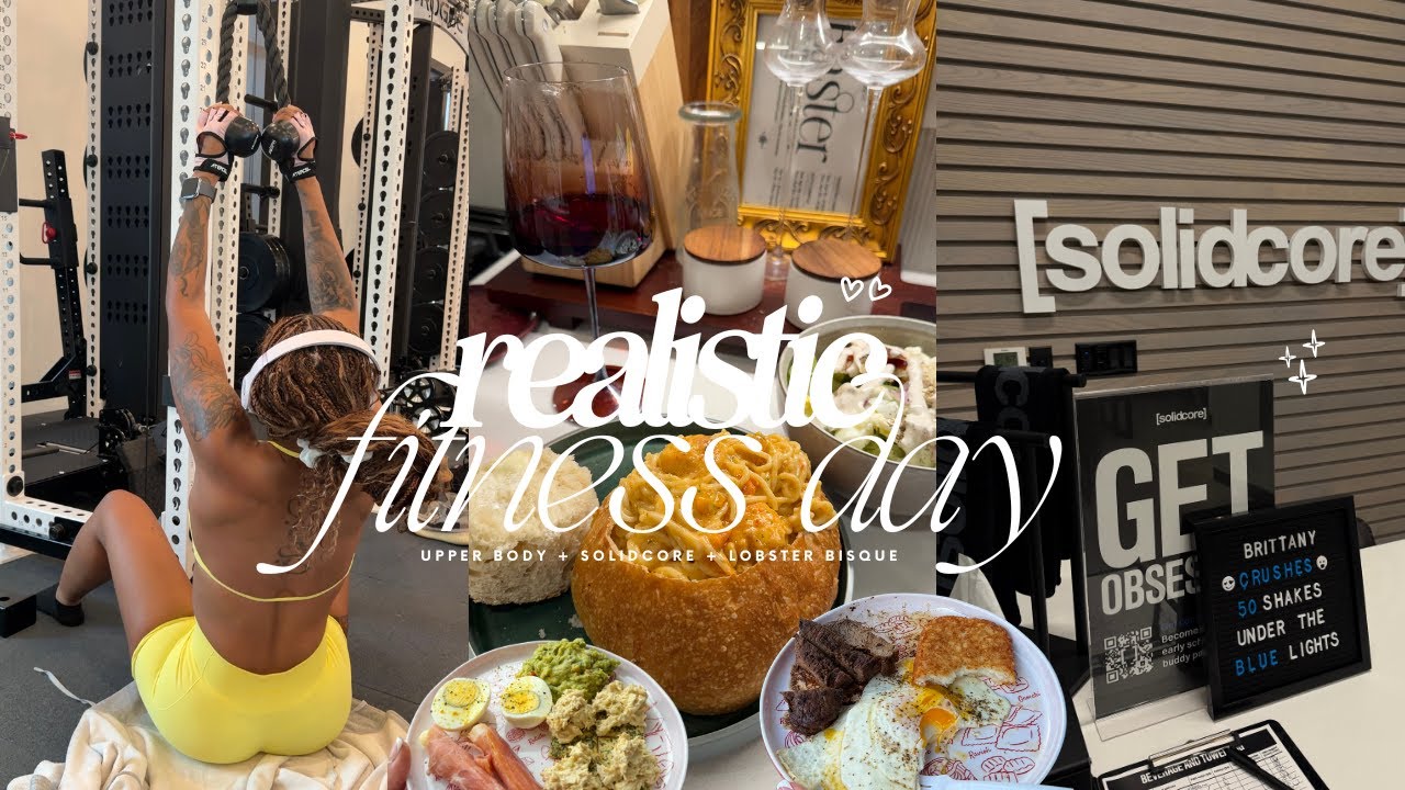 realistic fitness day | workouts + GOOD news + cooking at home | Ky Lashaii