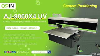 Celebrity #AIN AJ9060X4Multi-function Flatbed Machine UV CCD Visual Positioning Printer Profile