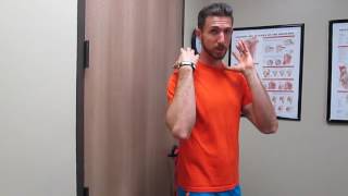 Celebrity Cervical (neck) retraction wall plank Profile