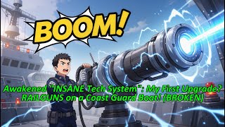 Awakened "INSANE Tech System": My First Upgrade? RAILGUNS on a Coast Guard Boat! (BROKEN)
