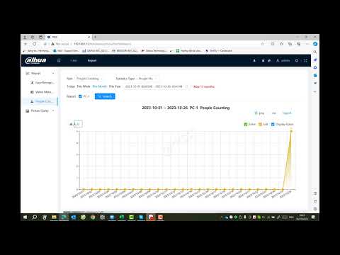 Xuất báo cáo đếm người trên Ai Camera Dahua, Kbvision V5.0