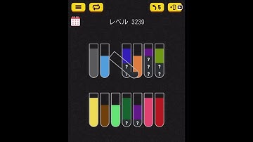 Water sort puzzle level 3239