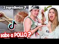 PROBAMOS LA RECETA DE POLLO VEGANO DE TIKTOK PARA QUE TÚ NO TENGAS QUE HACERLO!! 2 Ingredientes!!