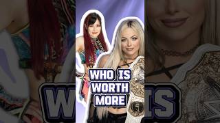 Who has a higher net worth, Iyo Sky or Liv Morgan?#celebrity #wwe #iyosky #livmorgan