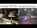 Average Dark Souls 2 fan VS Average Dark Souls 3 enjoyer