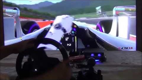 MaxRace F 1 V 6 + G920 wheel on PS 4 racing game