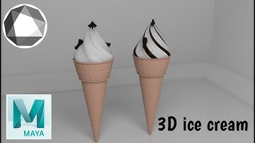 MODELING A 3D ICE CREAM USING AUTODESK MAYA