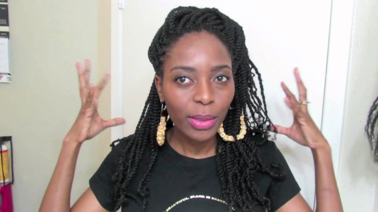 70 Kinky Twists Natural Hair Protective Style Youtube