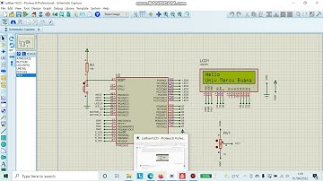 Simulasi Rangkaian LED & LCD pada Atmega32 menggunakan Aplikasi Atmel Studio 7 & Proteus 8