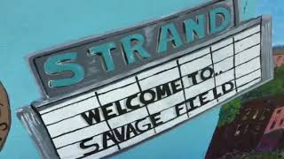 New mural at Savage Field, Clinton