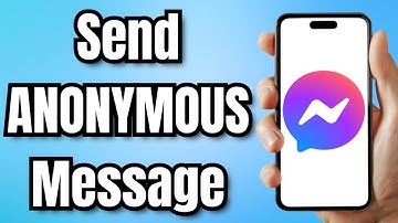 How To Send ANONYMOUS Message In FACEBOOK Messenger