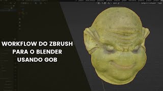 Workflow do Zbrush para o Blender  - Usando GoB