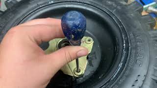 How to Drill Differnet Bolt Pattern Into Go-Kart Wheels CHEAP EASY DIY FIX