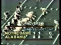 1980 Notre Dame at Alabama highlights