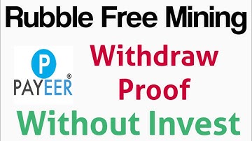 Rubble Free Mining Website Withdraw Proof Without Investment