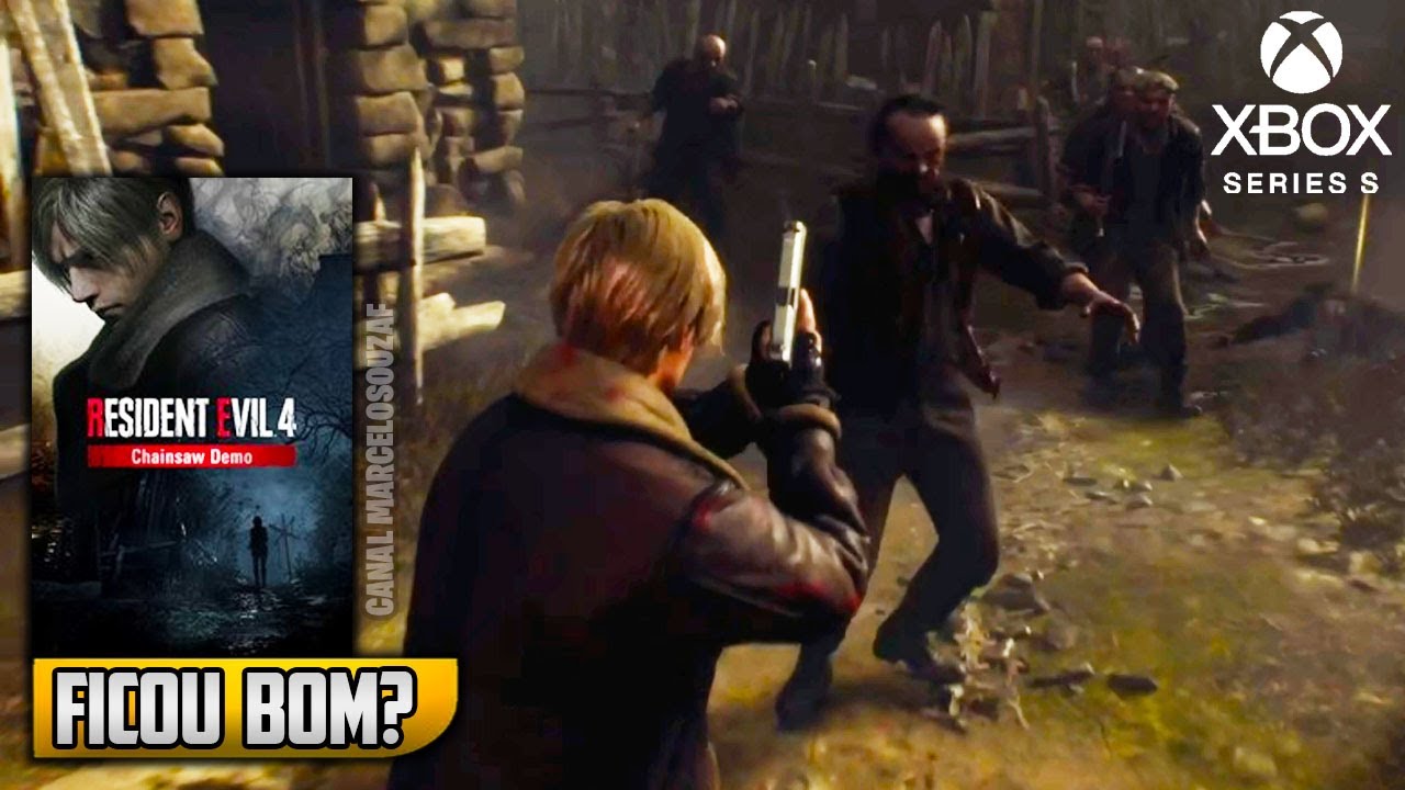 Resident Evil 4 Remake CHAINSAW DEMO - GAMEPLAY JOGANDO AO VIVO NO XBOX  SERIES X 