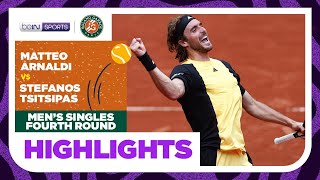 Matteo Arnaldi vs Stefanos Tsitsipas | Roland Garros 2024 Highlights