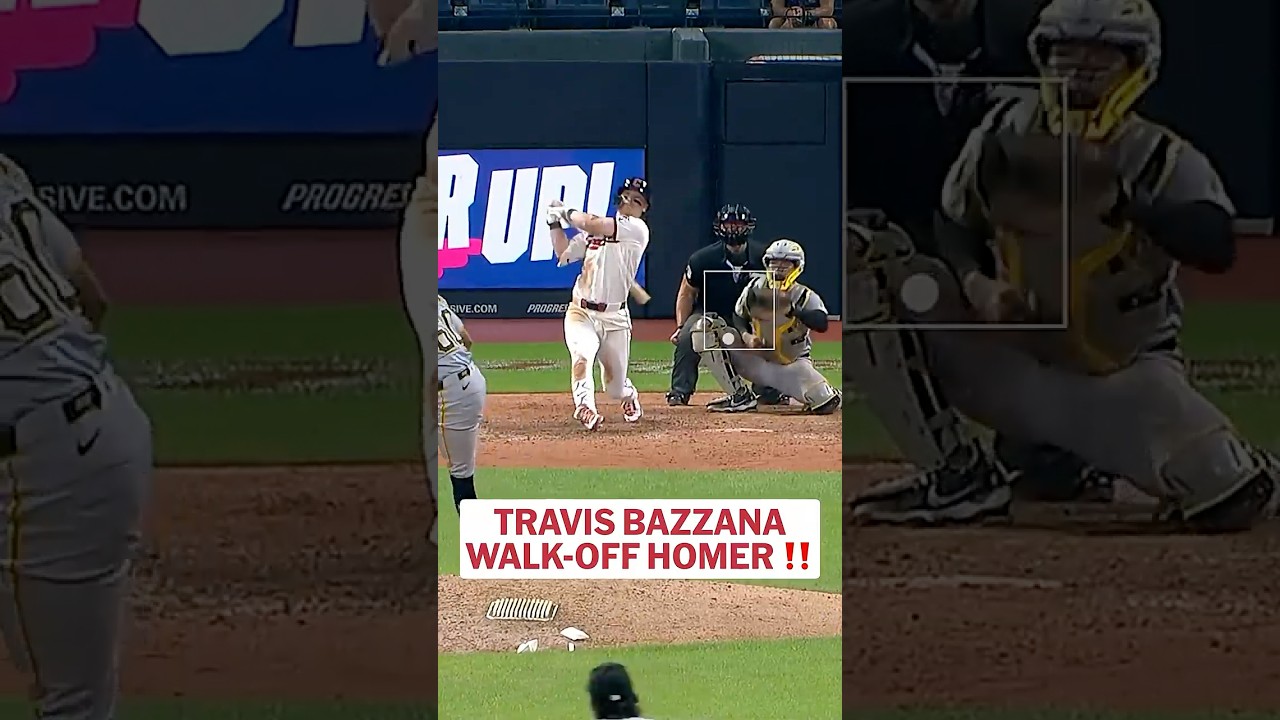 Travis Bazzana's first career walk-off home run completes the Guardians’ comeback! 😤