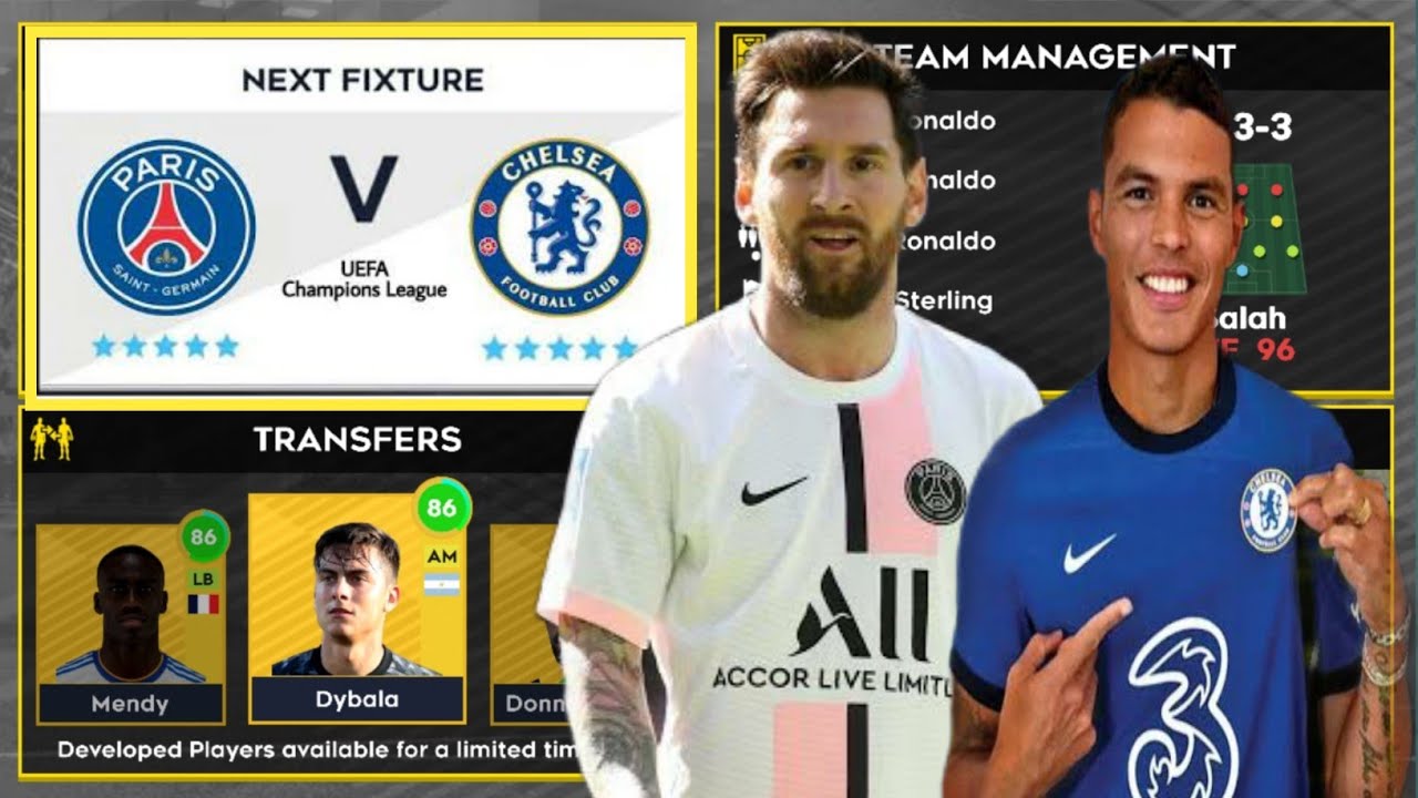 DLS 22 | Chelsea  vs PSG | UCL | Dream League Soccer 2022 Gameplay