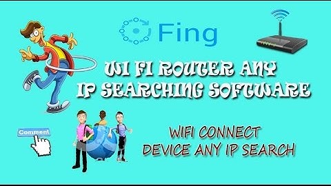 WiFi router|| device IP address|| fing || किसी वाईफाई राउटर डिवाइस आईपी पते को कैसे कनेक्ट करें
