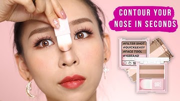 Highlight & Contour Your Nose in Seconds! | Tina Tries It