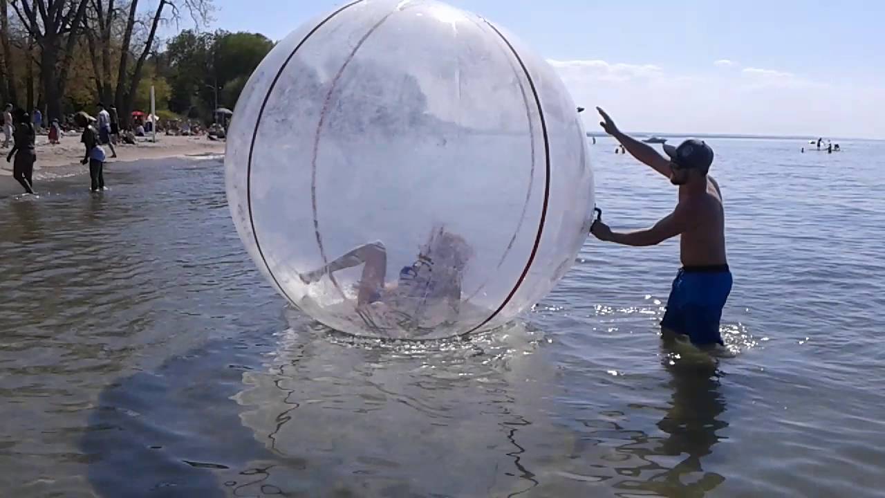 Niagara Bubble Soccer water balls on beach day 4