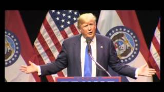 Protesters Interrupt Donald Trump Kansas City Speech For over 10 Minutes
