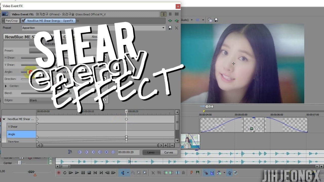「Sony Vegas」 Shear Energy | Tutorial Effect.