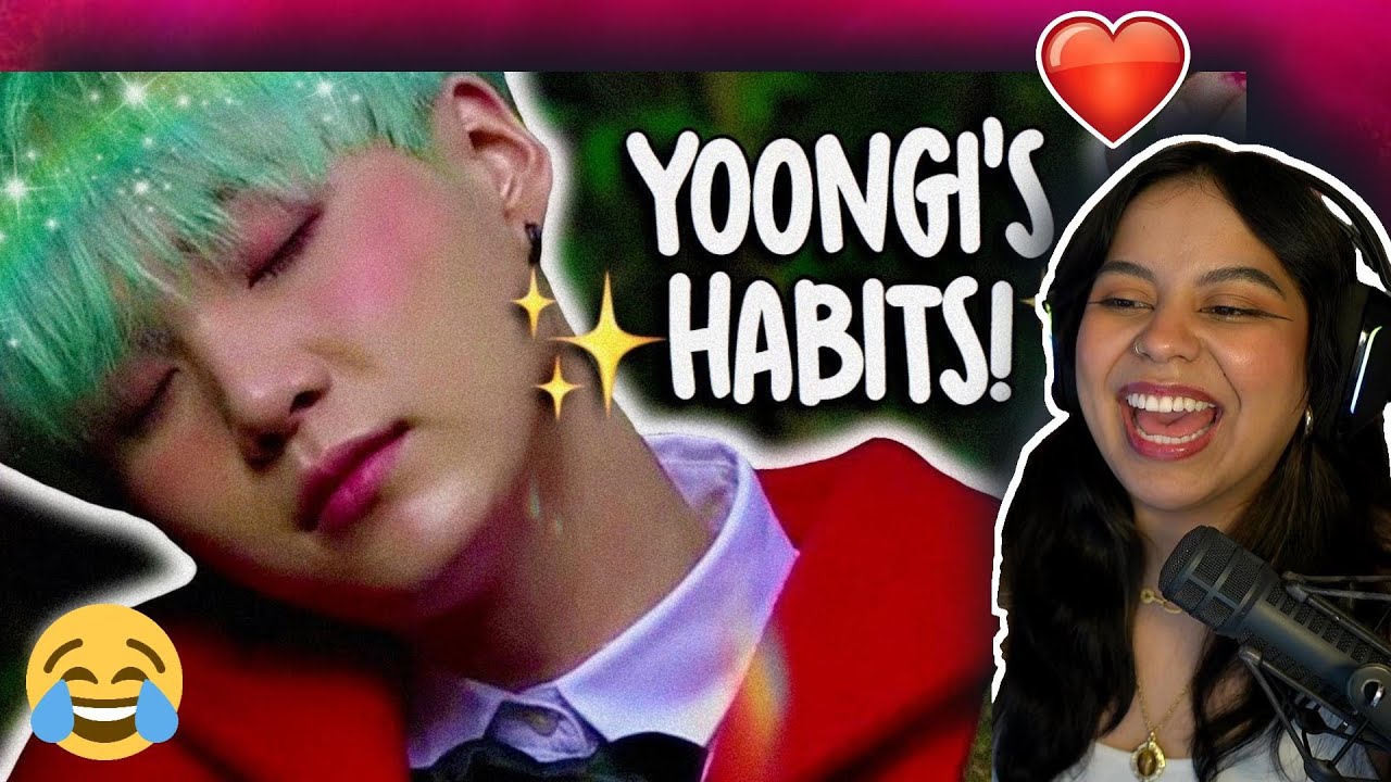 YOONGI'S HABITS | REACTION!!